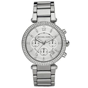 Michael Kors Silver Chronograph Women's Watch